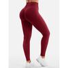 Colanti Sport Dama Women's High-Waist Yoga Running Tights Rosu Red Breathable Quick-Dry Gym Leggings