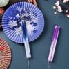 With Tassel Round Folding Hand Fan Shell-Shaped Retro Handheld Fan Dance Fan  Hanfu Cheongsam