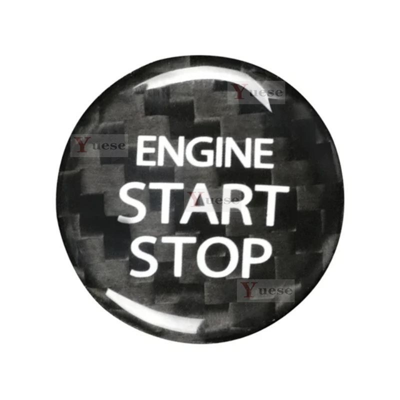 

For Suzuki Kizashi 2010-2011 Car Engine Start Stop Button Cover Real Carbon Fiber Sticker чорний