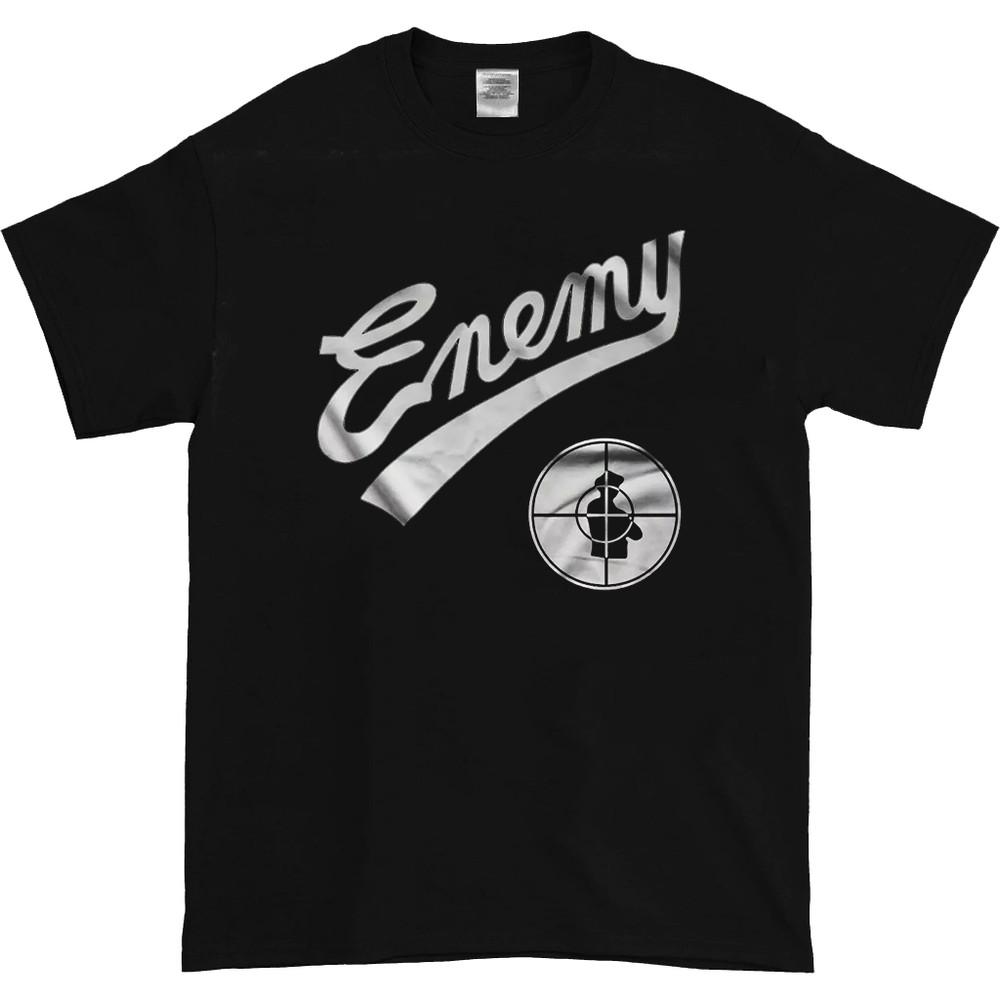 Public Enemy Band Basic White Logo Black T Shirt Size S-5XL TS277 Unisex T-Shirt S