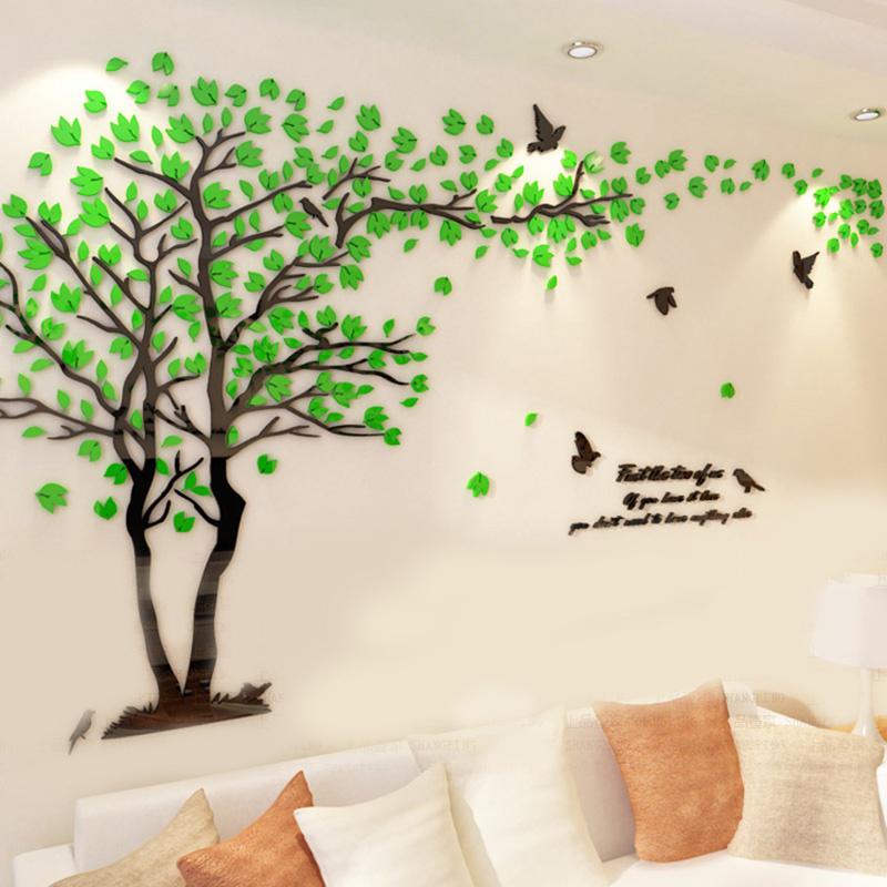 Creative PVC Black Wall Stickers Dandelion Decals for Living Room Bedroom TV Wal