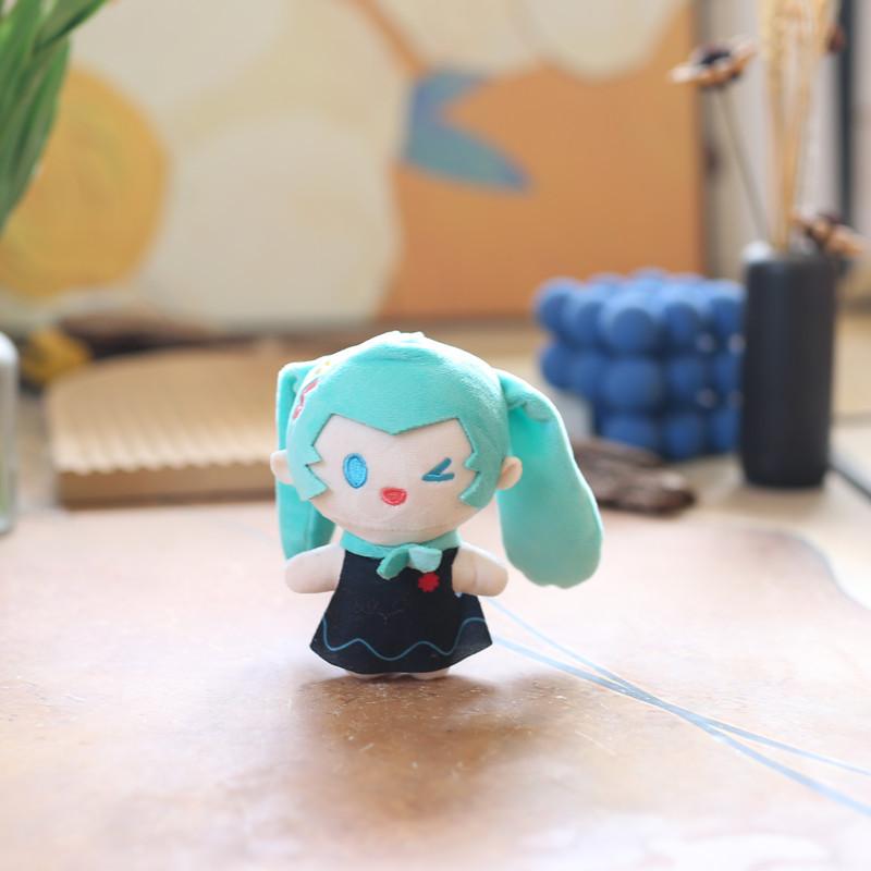 

Милая милая кукла Хацунэ Мику, плюшевая игрушка, кукла, мультяшная сумка, подвесное украшение, брелок, кукла 13 cm.