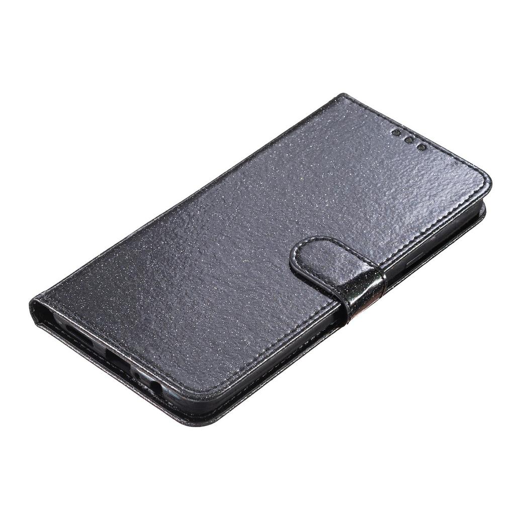 For Honor 400 Lite 5G Wallet Case Glitter Anti-Scratch Leather Stand Phone Cover with Strap