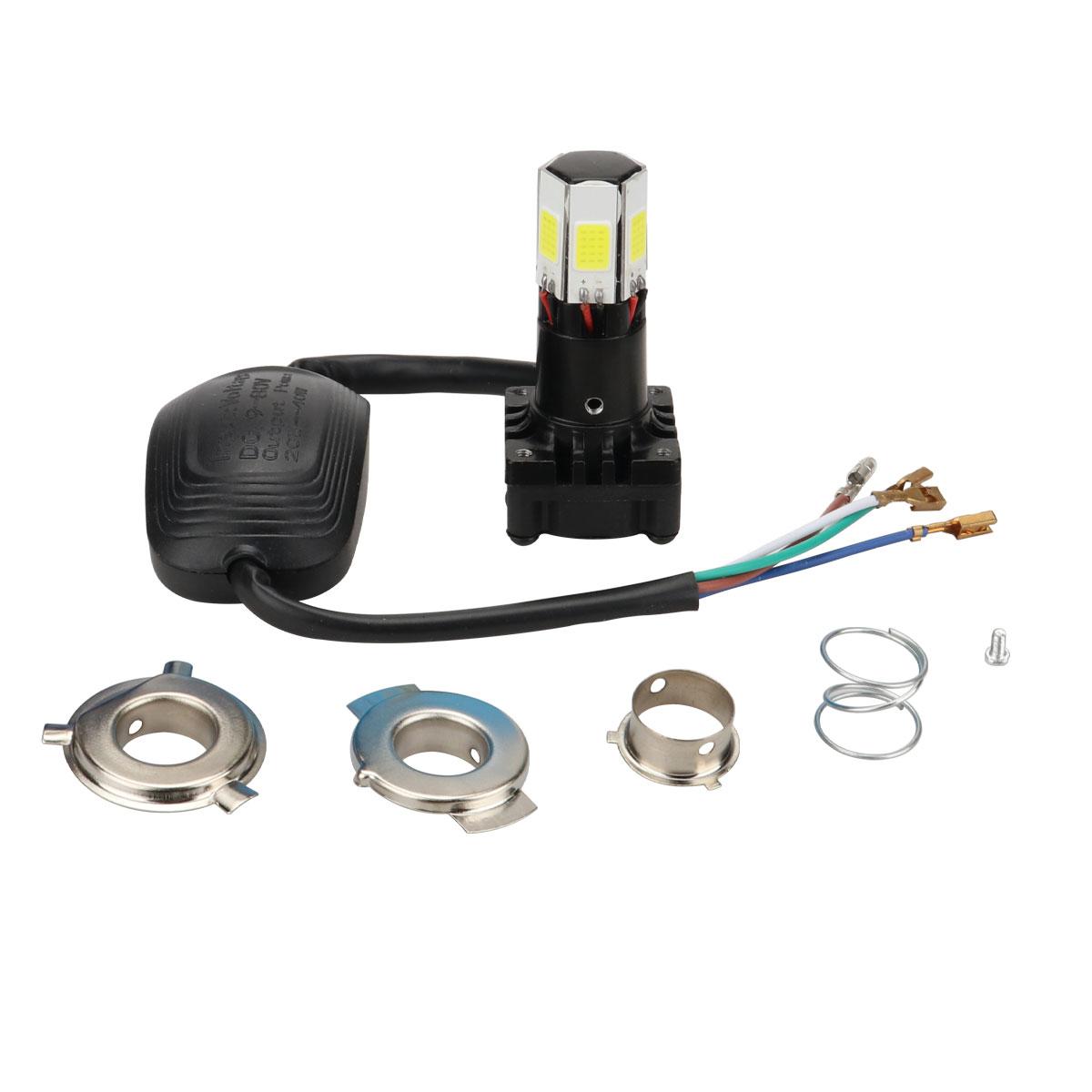 

Motorcycle Headlights Fog Lights COB LED Flash Light Integrated External Drive 6/4/3 Side White Light Waterproof Universal 12V