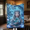 Wolf Plush Blanket Soft Comfortable All Seasons Perfect Sofa Office Naps Outdoor Travel Makes Great Gift