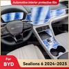 Per BYD Sealions 6 2025 Pellicola Protettiva per Console Centrale Interno Auto Adesivo Riparatore Antigraffio Accessori