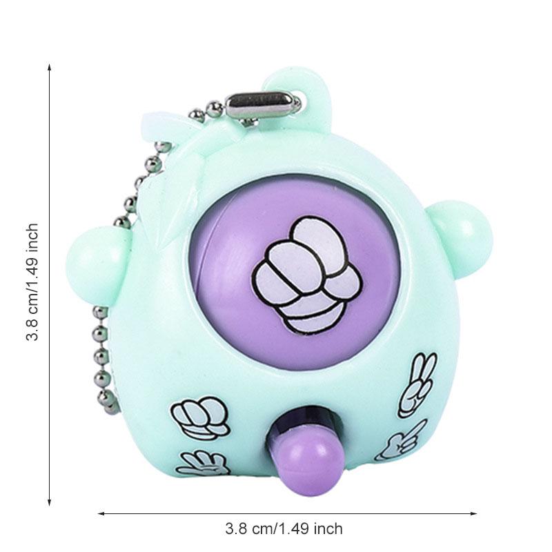 6 bucăți mini piatră-hârtie-foarfece breloc cu pandantiv jucării pentru copii favoruri pentru petrecerea de aniversare geantă cu bunătăți nuntă cadouri pentru baby shower