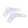 10Pcs Corner Plates For Slotted Angle Bar Triangular Piece Angle Steel Shelf Accessories