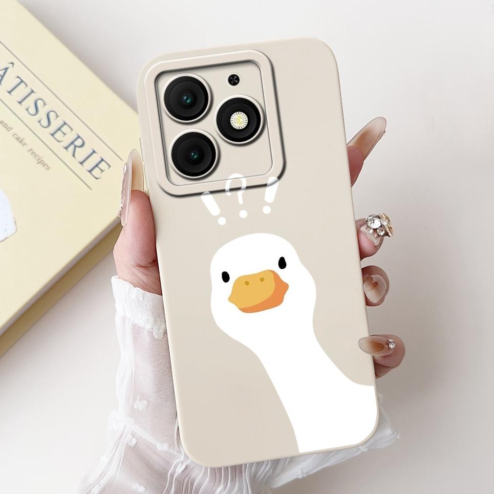 For Cover Itel A50 ItelA50 A 50 Phone Case Back Capa Question Duck Panda Cool Style Animals Cat Painting Soft Silicone Funda Bag
