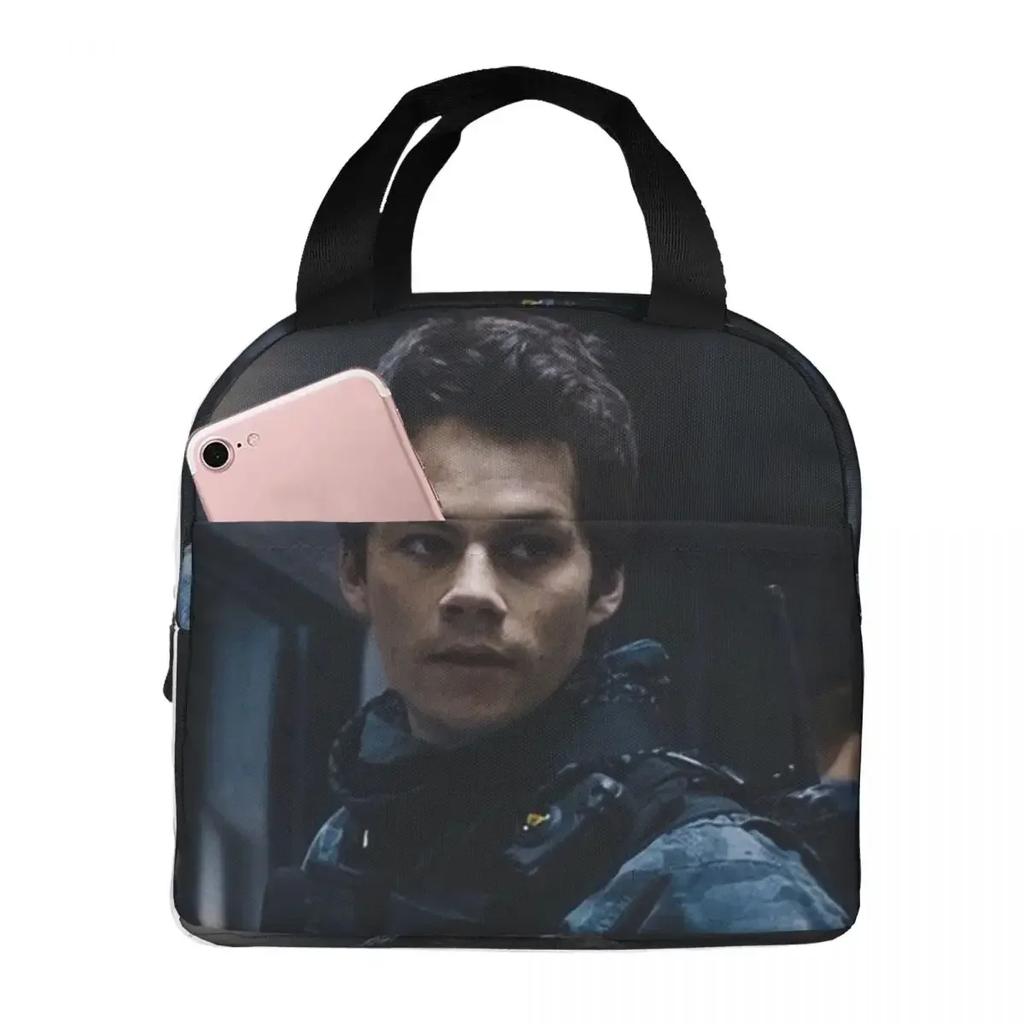 Newt Maze Runner Movie Insulated Lunch Bag for Women Office Cooler Thermal Food Box Tote Portable Lunch Boxes Container