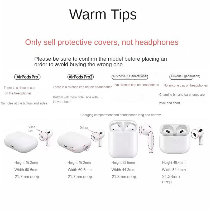 Night Light Case For Airpods 1/2/3/pro2 Case Silicone Wireless Earphone Protective Cover with Hook