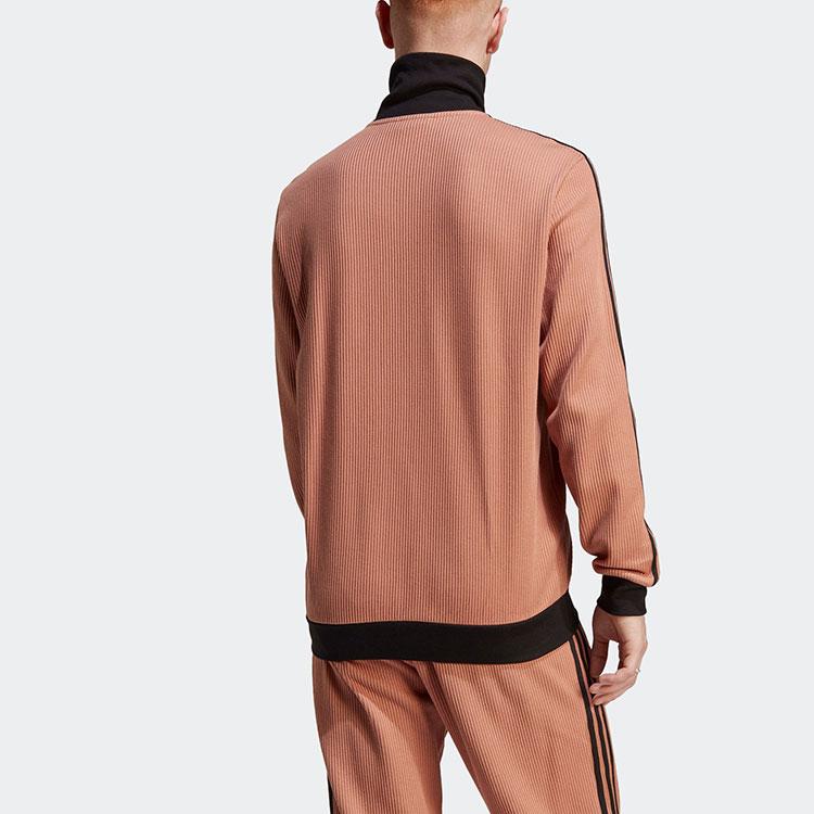 Adidas Originals Americana Vintage Series Logo Embroidery Side Stripe Jacket Men Jackets Rock-Layer-Brown HS2081