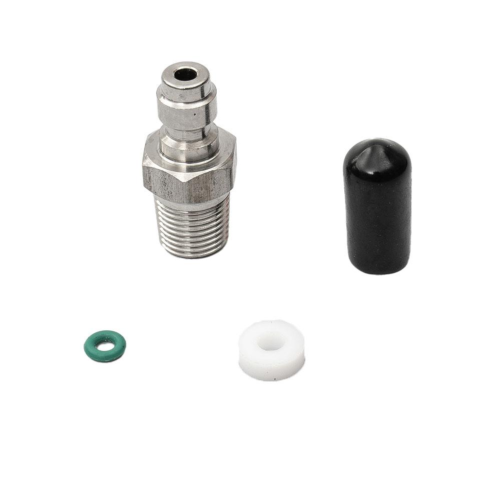 Quick Connector 8MM Male Stainless Steel with Check Valve for High Pressure Pump Reuse M10 1/8NPT 1/8BSPP Thread Options