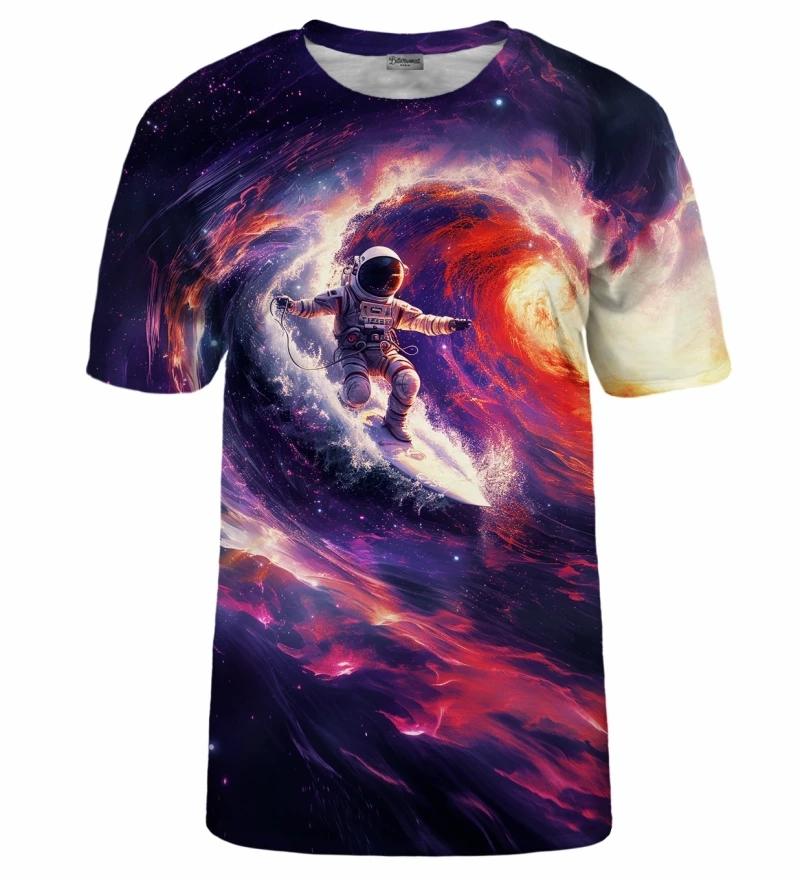 Summer Round Neck 3D Psychedelic Space & Art Print Top Fashionable Casual Short Sleeved Men's T-shirts