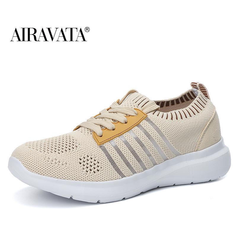 

Женская повседневная обувь, кроссовки, вязаные носки, кроссовки, дышащие сетчатые кроссовки, спортивная обувь на открытом воздухе 41 бежевый