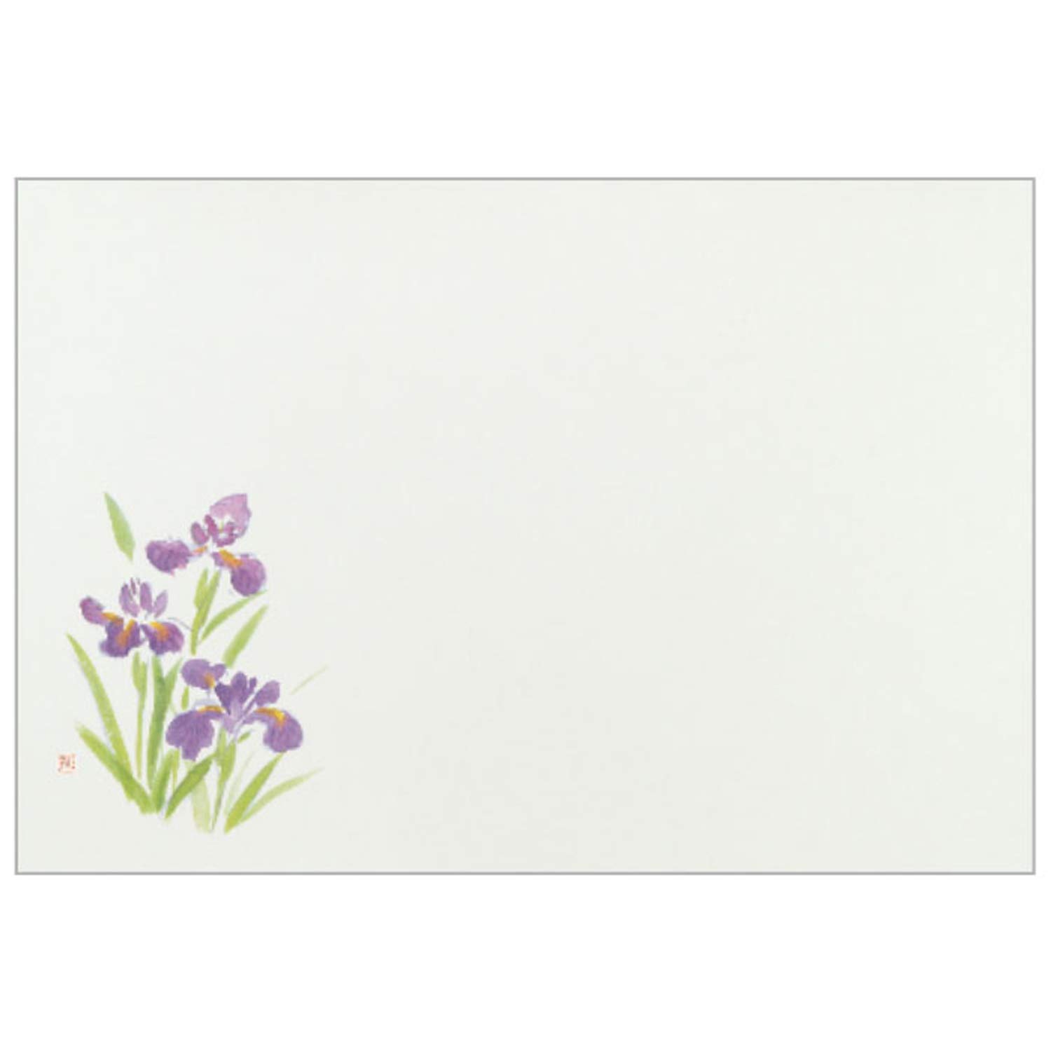 Nagao Iris Set of Made in 31031 Placemats, Design, 26x38cm, 100, Japan, ирис