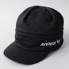 Avirex Oslo Mini Fleece Brimmed Knit Newsboy Watch Knit Golf Deep Black Sweatshirt, Cap, Cap, Cap, Cap, Men's Cap, Fit,