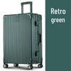 LIDU Vintage Aluminum Alloy Suitcase
