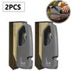 2 in 1 Handheld Knife Sharpener Kitchen Chef Knife Scissor Quick Sharpening Tool with Anti Slip Base Manual Sharpening Stone
