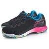 Li Ning Raid Fabric Cushioning Support Low top Badminton Shoes Women's Standard Black AYZQ006-2