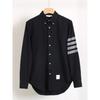 Men's Spring and Autumn Pure Cotton Four-Stripe Hooded Versatile Long-Sleeve Couple's Matching Cardigan Shirt Trendy