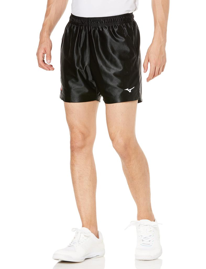 Mizuno JTTA 82JB9004 Table Tennis Game Size XL To Japanese Size Men's Pants, Standard, Moisture-Wicking, Quick-Drying, Black, (Equivalent XL)