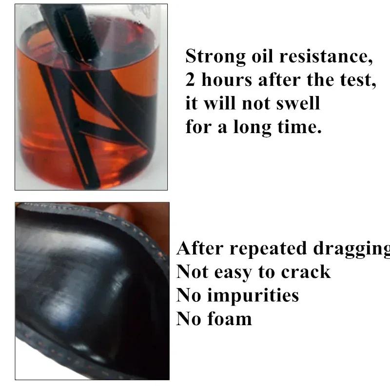 1M High Temperature Oil Resistant Car Gasoline Hose NBR Rubber Fuel Tube Motorcycle High Pressure Diesel Pipe Water Cooling Pipe