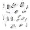 20-50pcs 1-5mm Stainless Steel End Tip Cap Crimp Clasps Connector DIY Tassel Leather Cord End Crimp Jewelry Making Supplies
