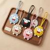 Soft PU Leather Sheep Keychain Cartoon Sheep Bag Charm Trendy Lamb Pendant Keyring  Bag Accessories