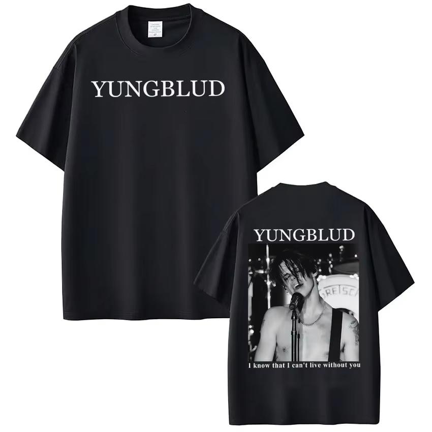Yungblud IDOLS Album Tour 2026 Tees Men Women Casual Hip Hop Streetwear Short Sleeve Tshirts Pure Cotton Vintage Streetwear