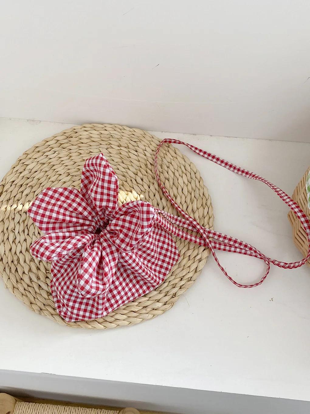 

Retro Denim Women s Flower Phone Pouch Crossbody Bags Cute Plaid Plush Female Bucket Shoulder Bag Girls Clutch Storage Handbags