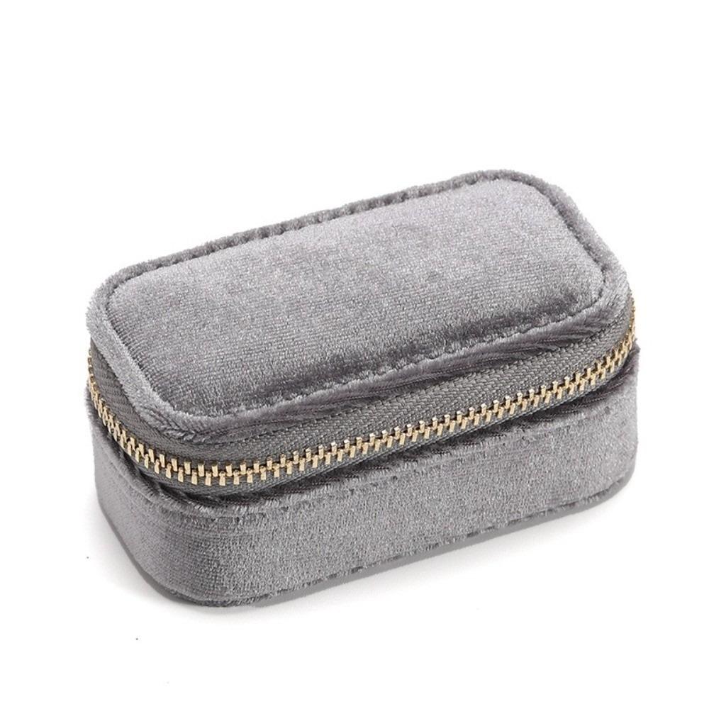 New Portable Small Jewelry Organizer Travel Display Ring Earring Earring Holder Simple Mini Gift Case Boxes
