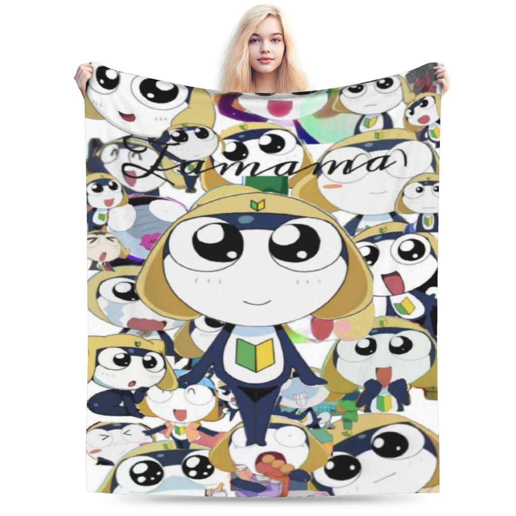 Keroro Gunso Blankets Fleece Relax Ultra-Soft Throw Blankets for Home Bedspread