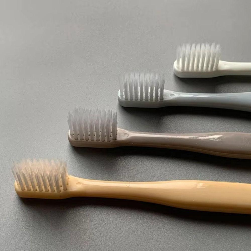 4Pcs/set Multi-Color Soft Bristle Toothbrush Multi-function Oral Cleaning Household Cleaning Toothbrush Portable