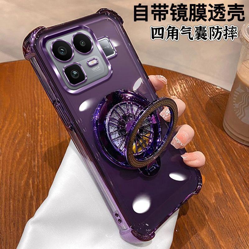 For Infinix Note 60 Pro Case Luxury Soft Plating Clear Four-corner Bracket Protection Phone Case For Infinix Note 60 60Pro Shell
