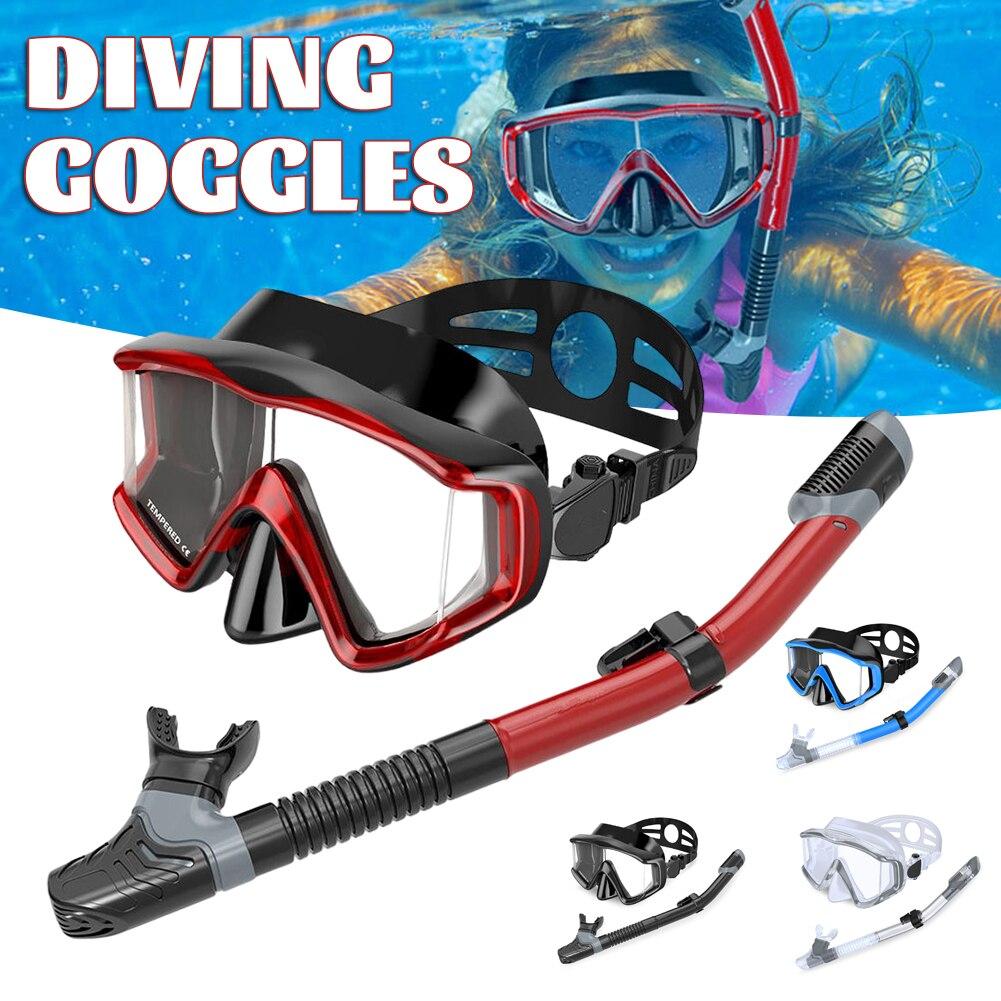 Professional Snorkel Diving Mask Snorkels Goggles Glasses
