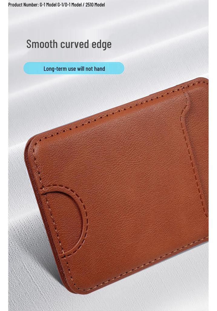 Magnetic Leather Flip Card Holder Stand for Apple 16 Phone