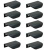 10 X 50 Mm Black Edge Furniture Handle