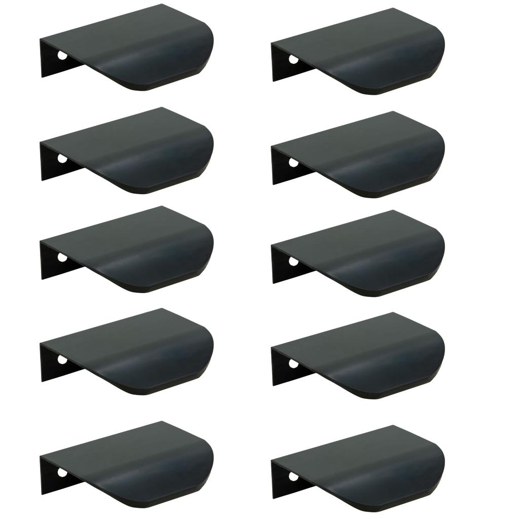 10 X 50 Mm Black Edge Furniture Handle