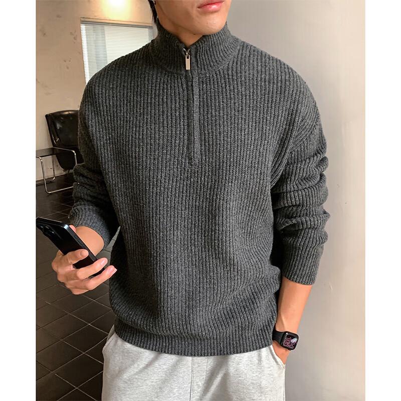 VUUG Men's Relaxed Fit Knitted Pullover