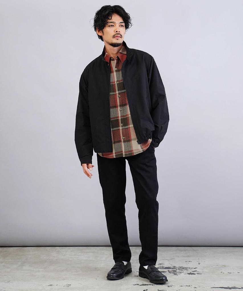 Shop Check Flannel Shirt Size L Jagged Cold Casual Loose Layered [JIGGYS SHOP] Jiggy's Brown/Orange, Fleece-Lined, Fleece, Thick, Men's Jacket,