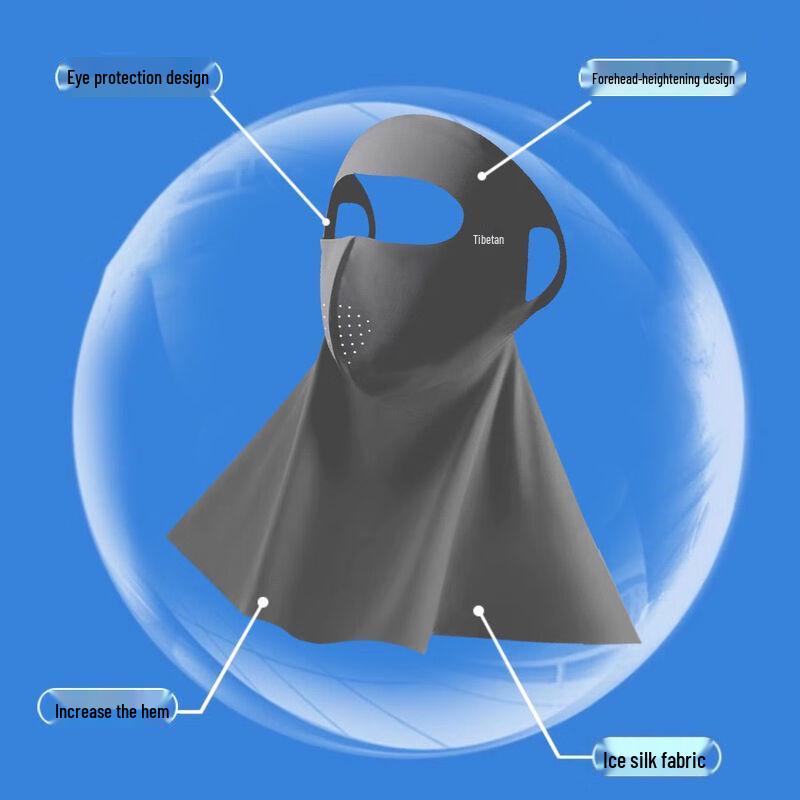 Women's Summer Sun Protection Face & Neck Mask (3-Pack)