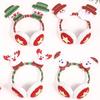 High-Grade Cartoon Christmas Earmuffs & Headband Gift Set for Kids & Adults