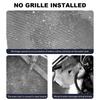 7pcs for Jeep Wrangler JK JKU 2007-2015 Car Clip-in Front Grille Mesh Inserts Mesh Grille Guard Car Exterior Accessories