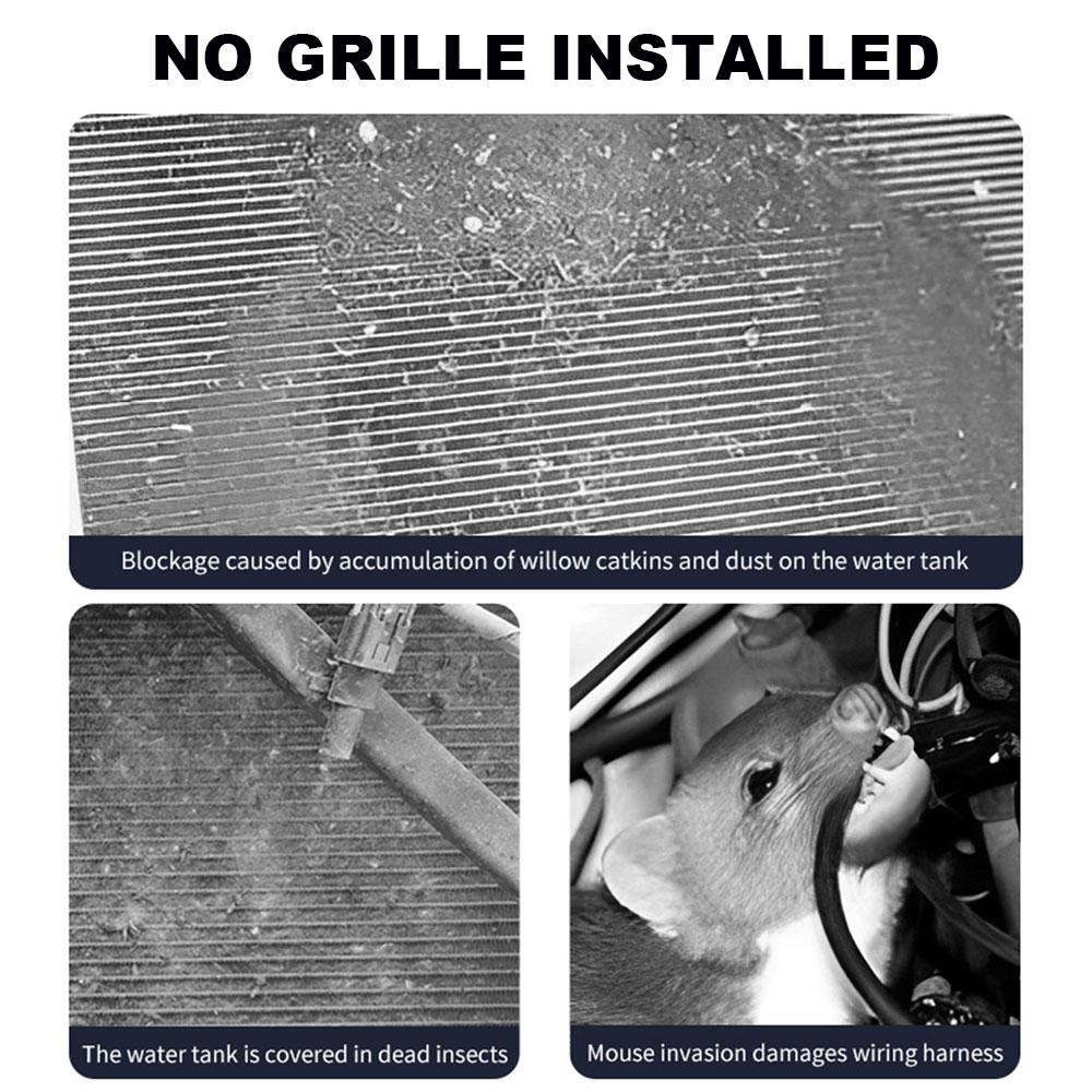 7pcs for Jeep Wrangler JK JKU 2007-2015 Car Clip-in Front Grille Mesh Inserts Mesh Grille Guard Car Exterior Accessories