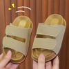New Summer Kids Beach Cork Sandals for Girls Boys Children Outdoor Casual Solid Color Non-slip Flat with Cute Slide Shoe Simple