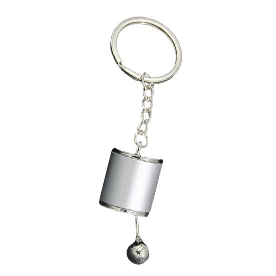 Key Ring Attractive Anti-deform Durable Good Gear Knob Shift Keychain for Home