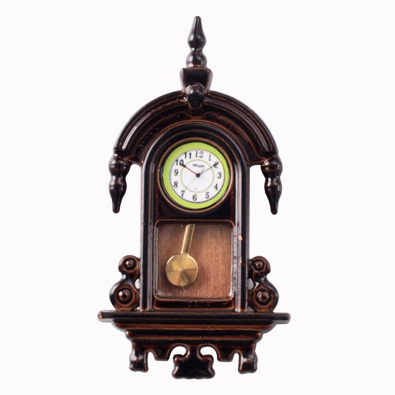 Miniature Vintage Wall Clock Mini Toy 1:12min Ob11 Dollhouse Dollhouse Play DIY
