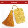 Kui Xing and Big Dipper Hanging Scroll: Grand Vision Fish Leaping Over Dragon Gate Alloy Pendant - Taoist Wen Chang Hanging Ornament Gift