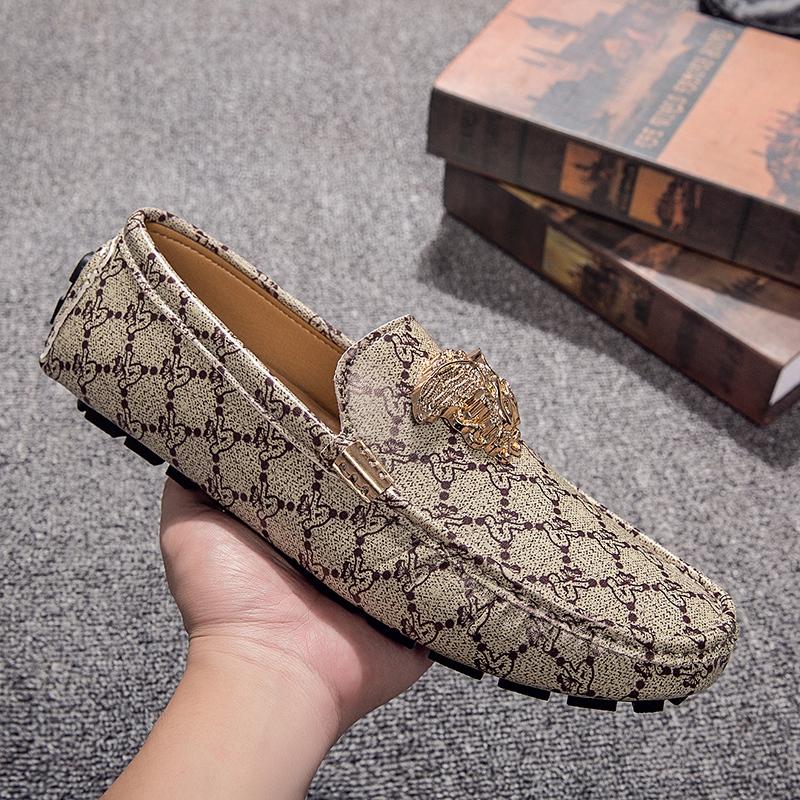 Модные мужские и женские дизайнерские роскошные мокасины без застежек — фото 4